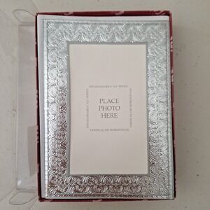 16 Vintage Target Brand Holiday Christmas Photo Greeting Cards Ornate Silver